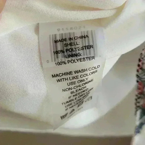 Vince Camuto Sleeveless Floral Women's Blouse size XS Print Floral Jewel Neck - Picture 6 of 13